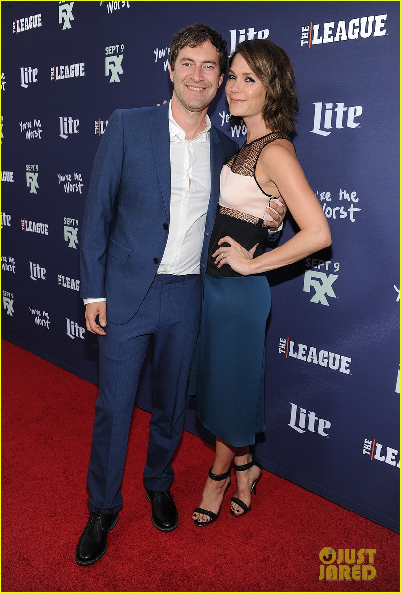 Katie Aselton with cool, Husband  