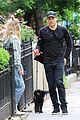 michael c hall and wife morgan macgregor take their dog for a walk 01