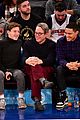 matthew broderick sits courtside at knicks game with son james wilkie 03
