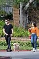 dylan mcdermott walks his dog with model erica souza 05