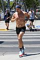 colin farrell goes shirtless for jog around la 03