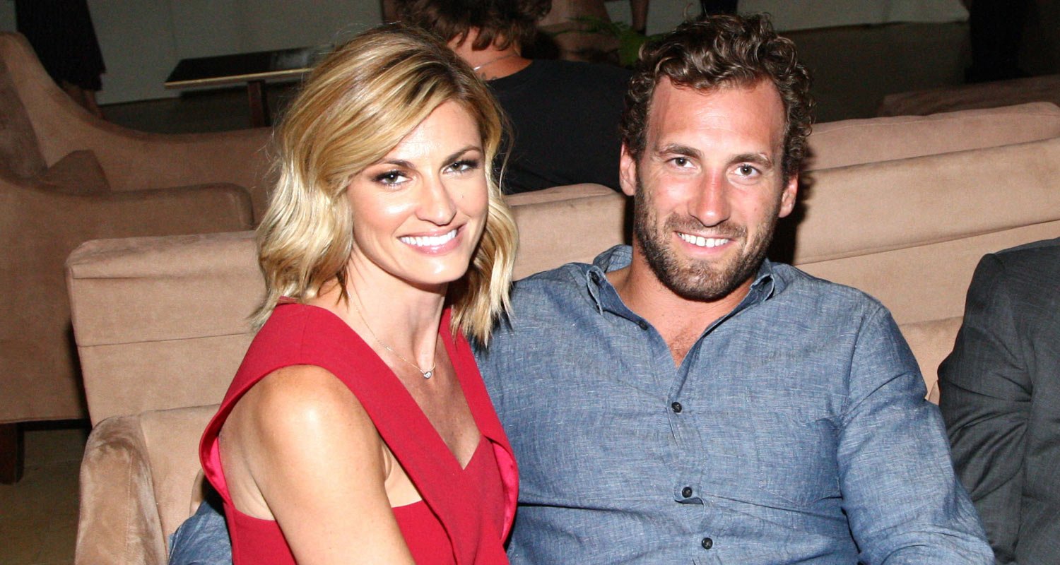 Erin Andrews with cool, Husband Jarret Stoll 