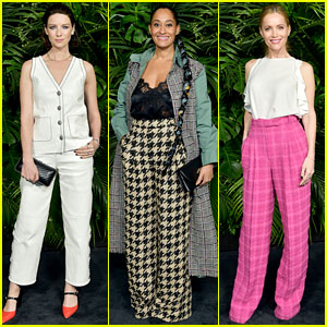 Caitriona Balfe, Tracee Ellis Ross, & More Step Out for Chanel's Pre-Oscar Dinner!