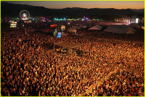 Coachella crowd shot