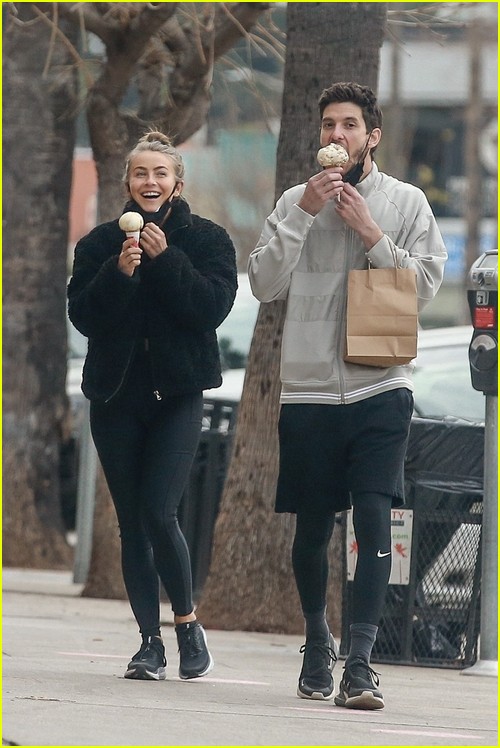 Julianne Hough and Ben Barnes ice cream date
