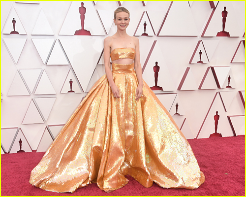 Carey Mulligan attends the 93rd Annual Academy Awards