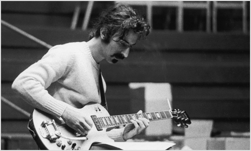 Frank Zappa performing