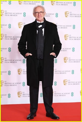 Jonathan Pryce 2021 BAFTAs red carpet