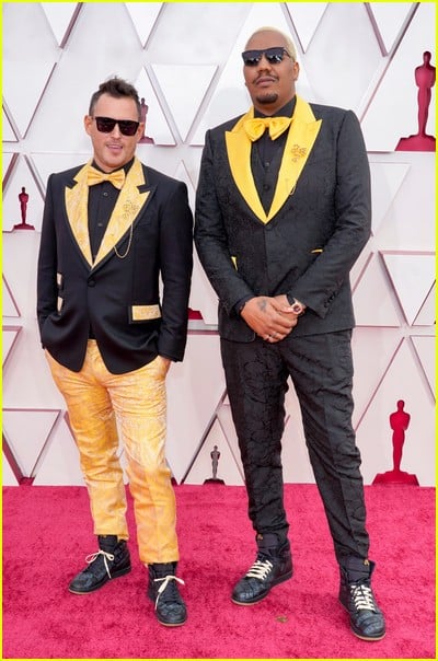 Travon Free and Martin Desmond Roe at the Oscars