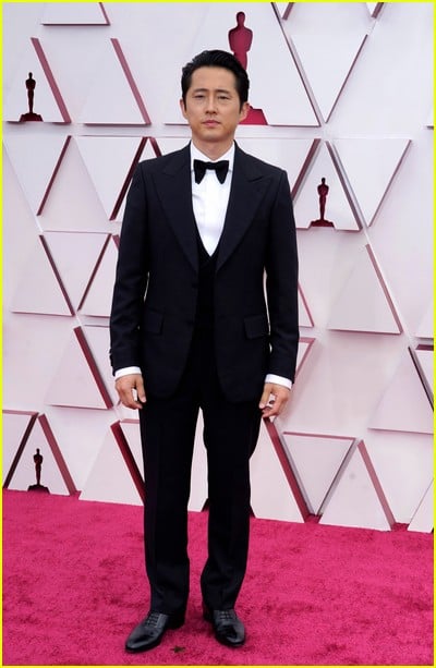 Steven Yeun at the Oscars