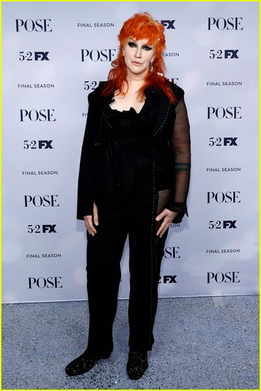 Our Lady J at the Pose season three premiere