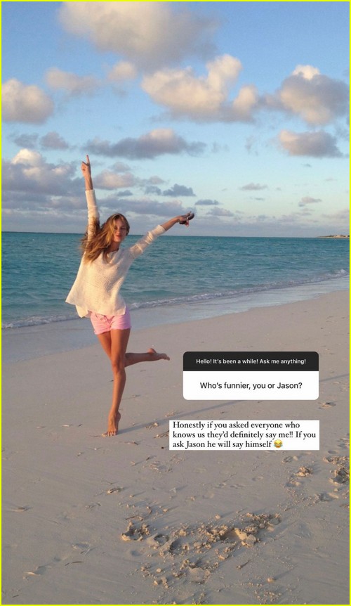 Rosie Huntington-Whiteley rare photos during Instagram Q and A