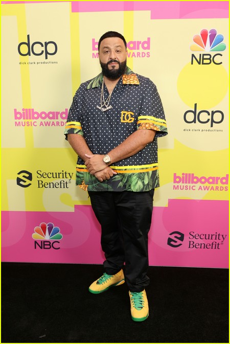 DJ Khaled on the Billboard Music Awards 2021 red carpet