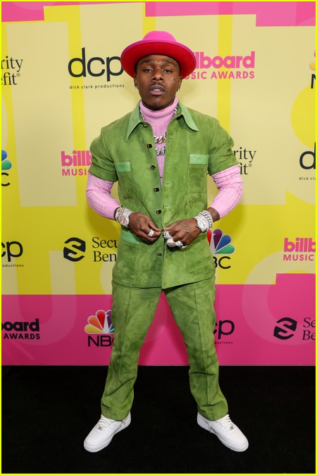 DaBaby on the Billboard Music Awards 2021 red carpet