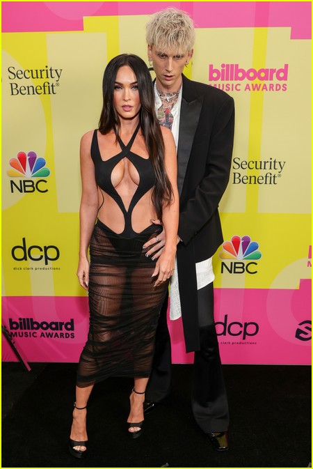 Megan Fox on the Billboard Music Awards 2021 red carpet