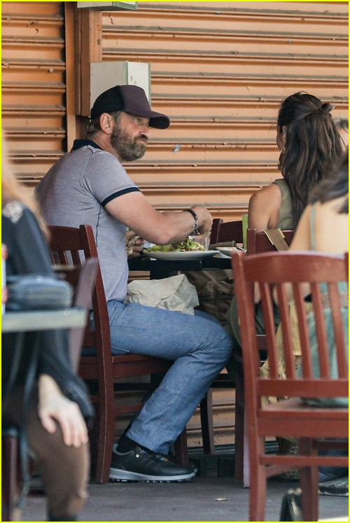 Gerard Butler PDA with Morgan Brown after lunch date