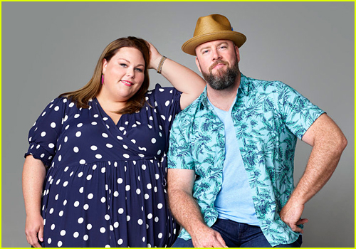 Chrissy Metz and Chris O'Sullivan as Kate and Toby on This Is Us