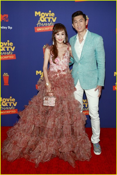 Cherie Chan and Jessey Lee on red carpet at the MTV Movie and TV Awards Unscripted