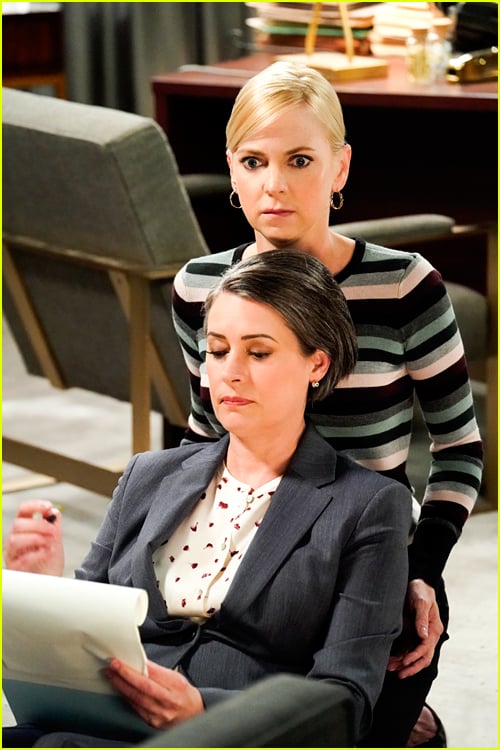 Paget Brewster as Veronica Stone on Mom