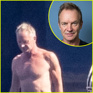 Sting Shows Off Fit Body in a Speedo Ahead of 70th Birthday!