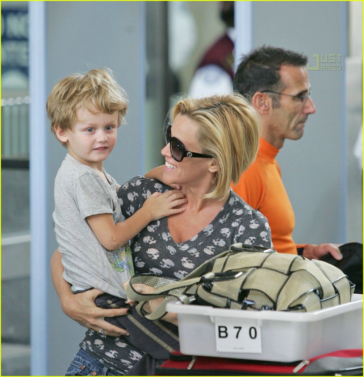 Funny lady Jenny McCarthy and her son