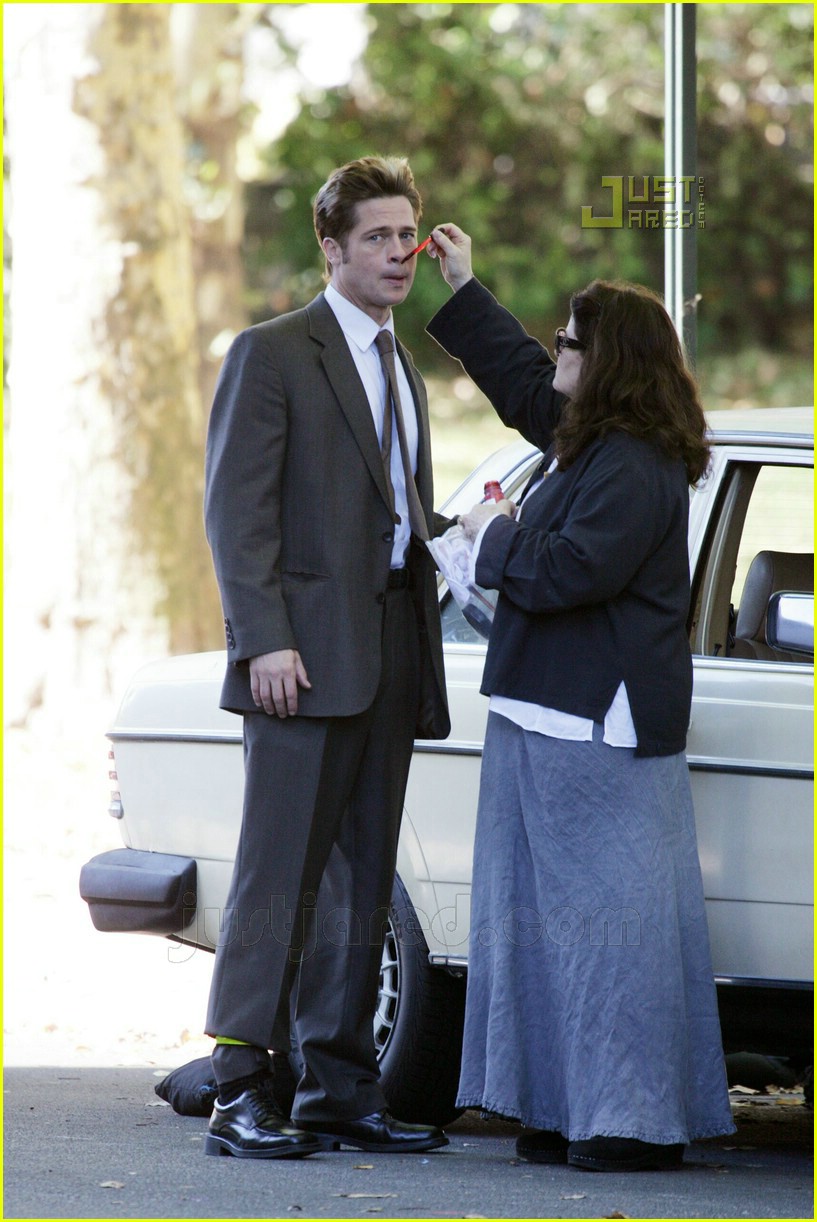 Brad Pitt Has a Bloody Nose Photo 608051 Photos Just Jared