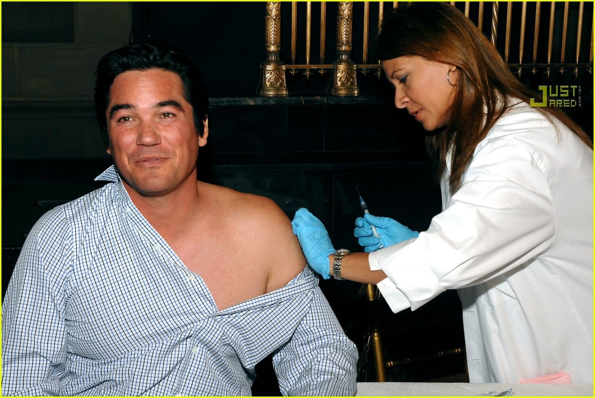 Full Sized Photo of dean cain flu shot 06 Photo 724481 Just Jared.
