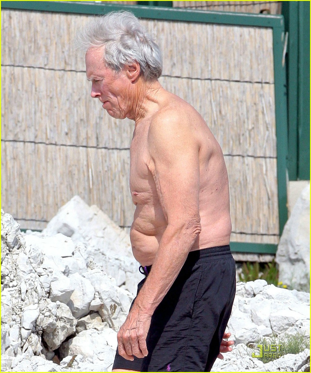 Clint Eastwood is Shirtless. clint eastwood shirtless 031151691. 