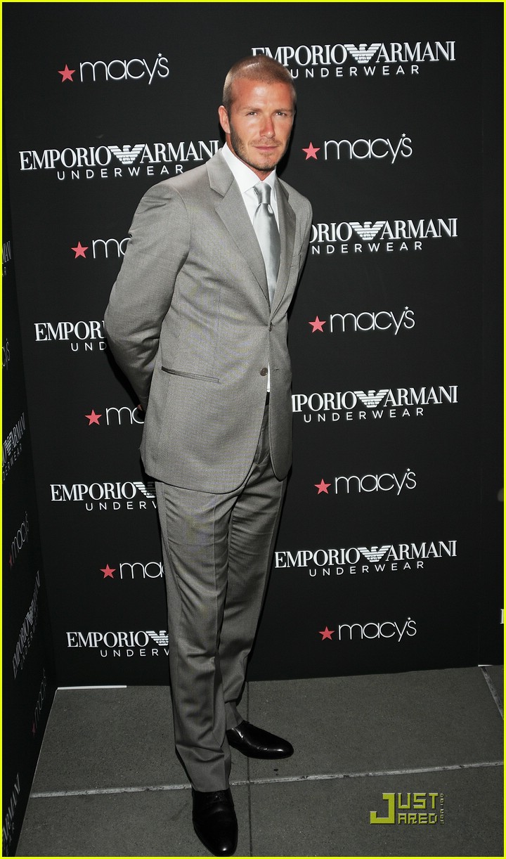David Beckham Gets Tight With Emporio Armani Photo 1211671 Photos