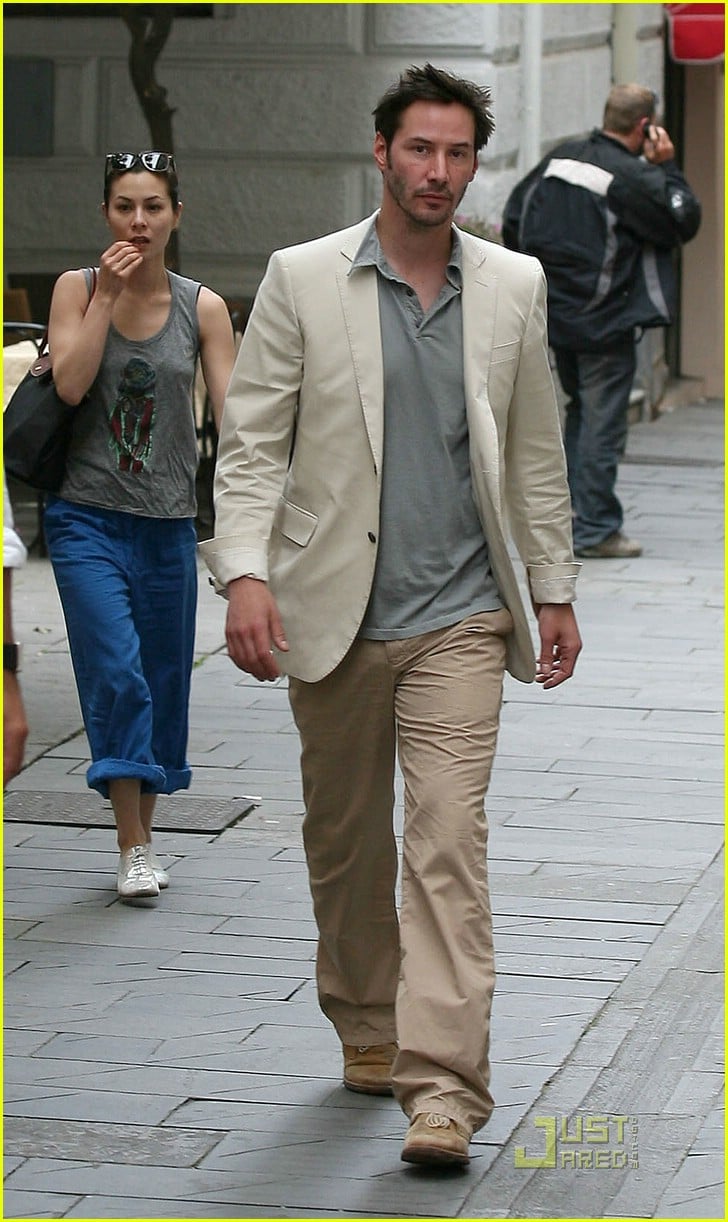 Keanu Reeves, Ex China Chow 'Flirting' Next to Boyfriend Billy Idol
