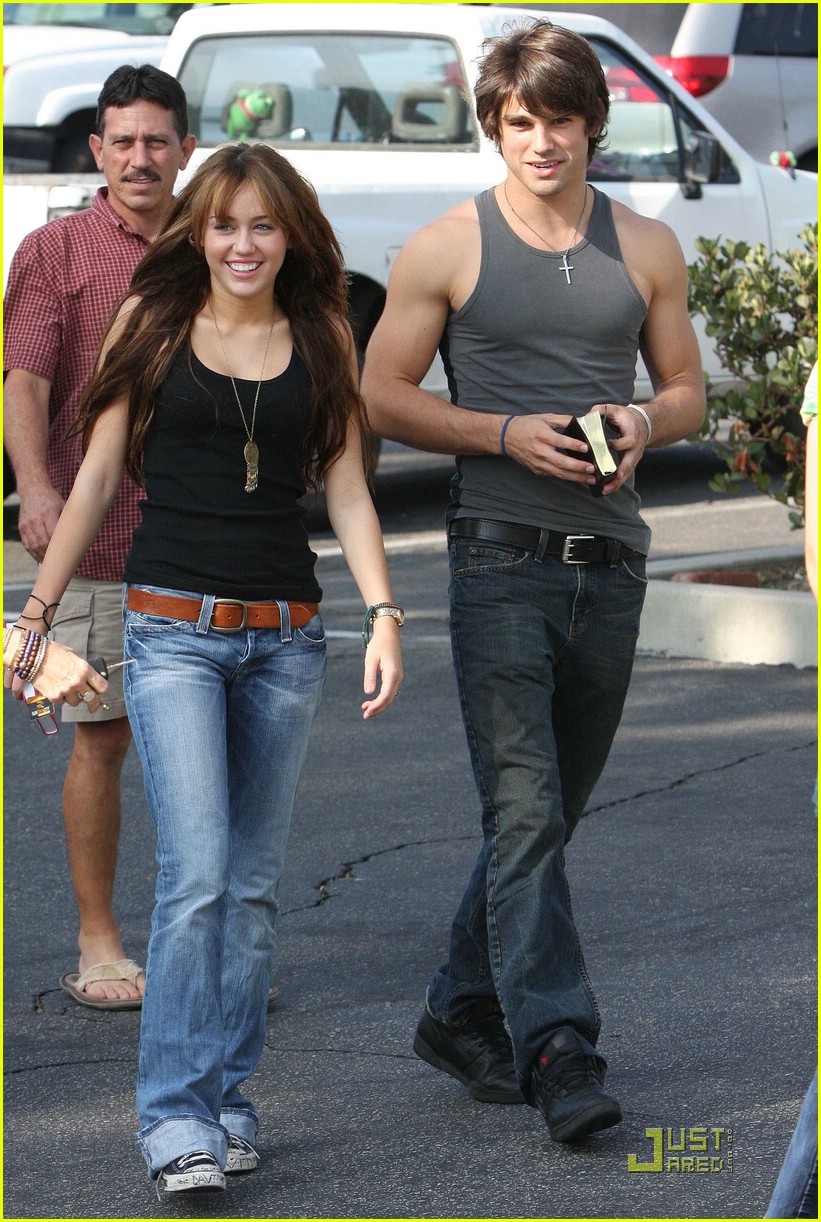 Miley Cyrus And Justin Gaston