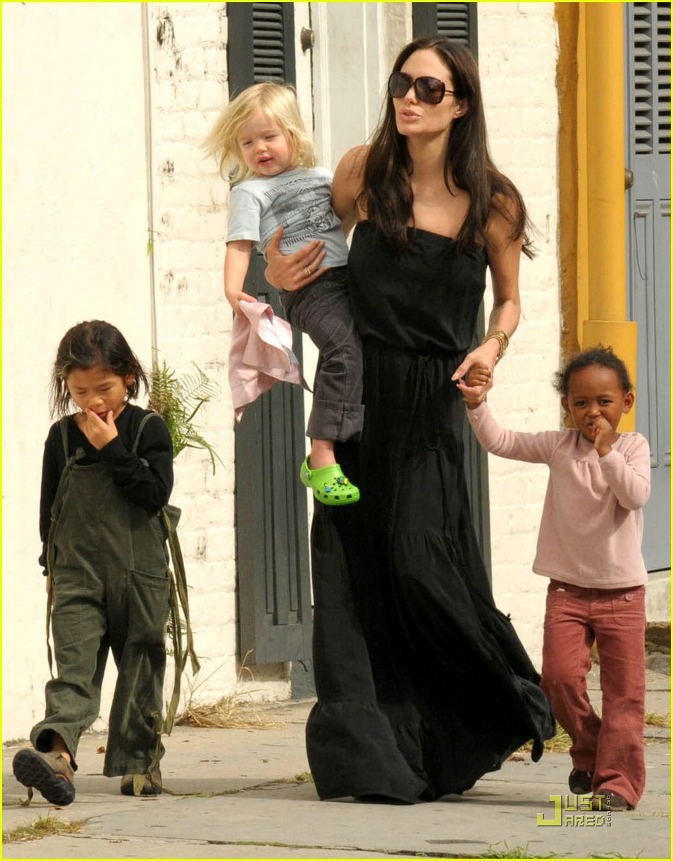 The JoliePitts are a Cheetos Family Photo 1464711 Angelina Jolie