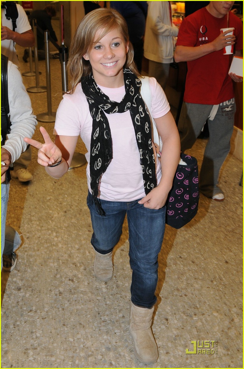 Shawn Johnson Hello, President Bush! Photo 1464571 Shawn Johnson