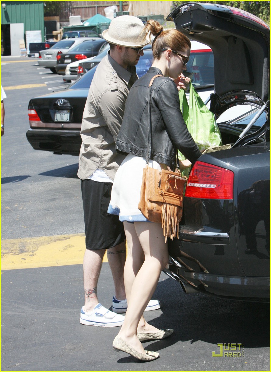 Justin Timberlake & Jessica Biel Fourth of July Grocery Shopping