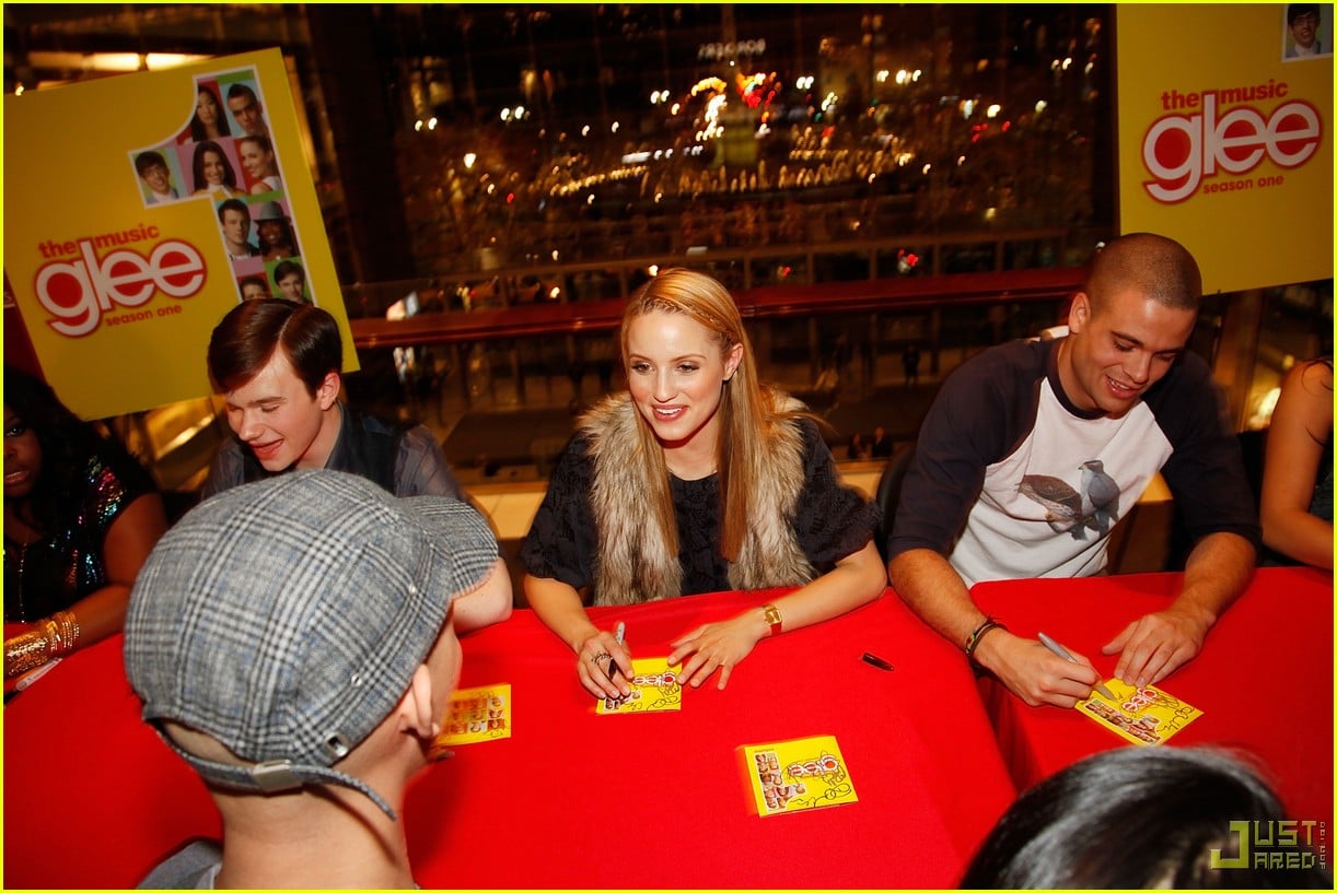glee cast autograph signings 172337472