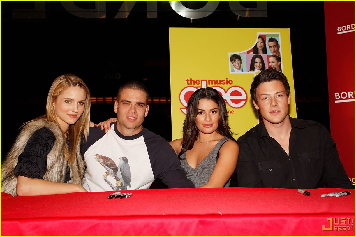 glee cast autograph signings 412337712
