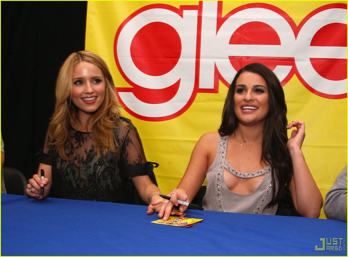 glee cast autograph signings 452337752