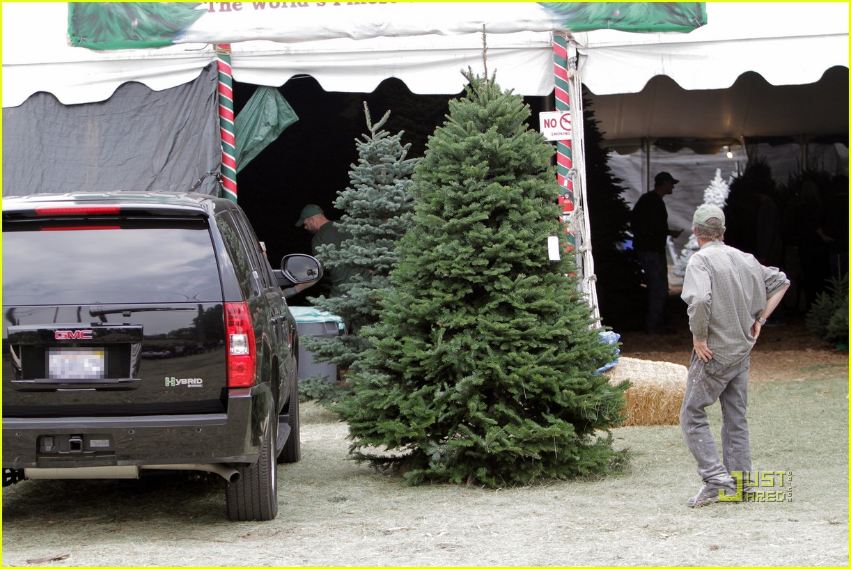 Jessica Alba Christmas Tree Shoppping! Photo 2400042 Cash Warren