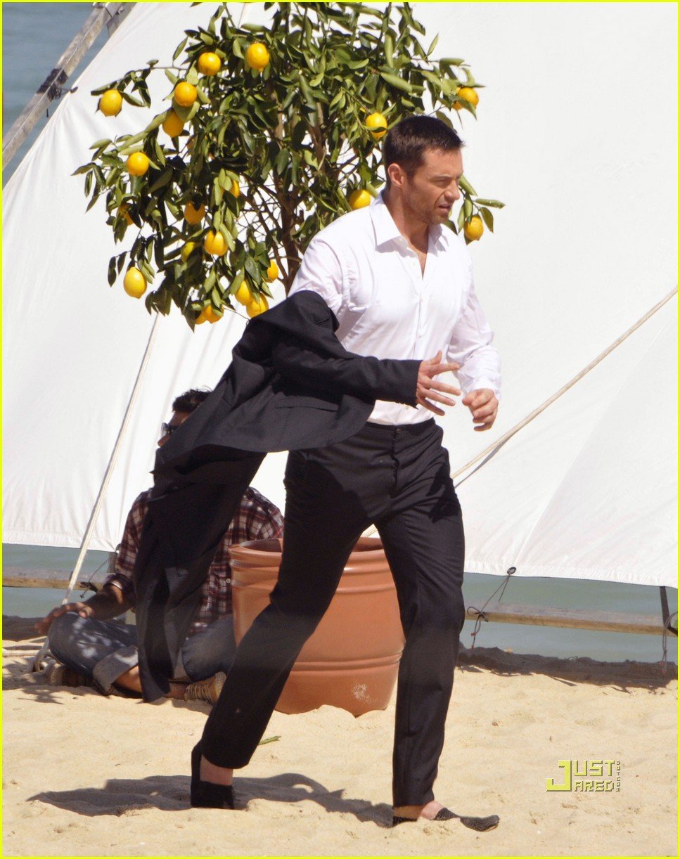 Hugh Jackman Shoots Lipton Ice Tea Commercial Photo 2407569 Ava