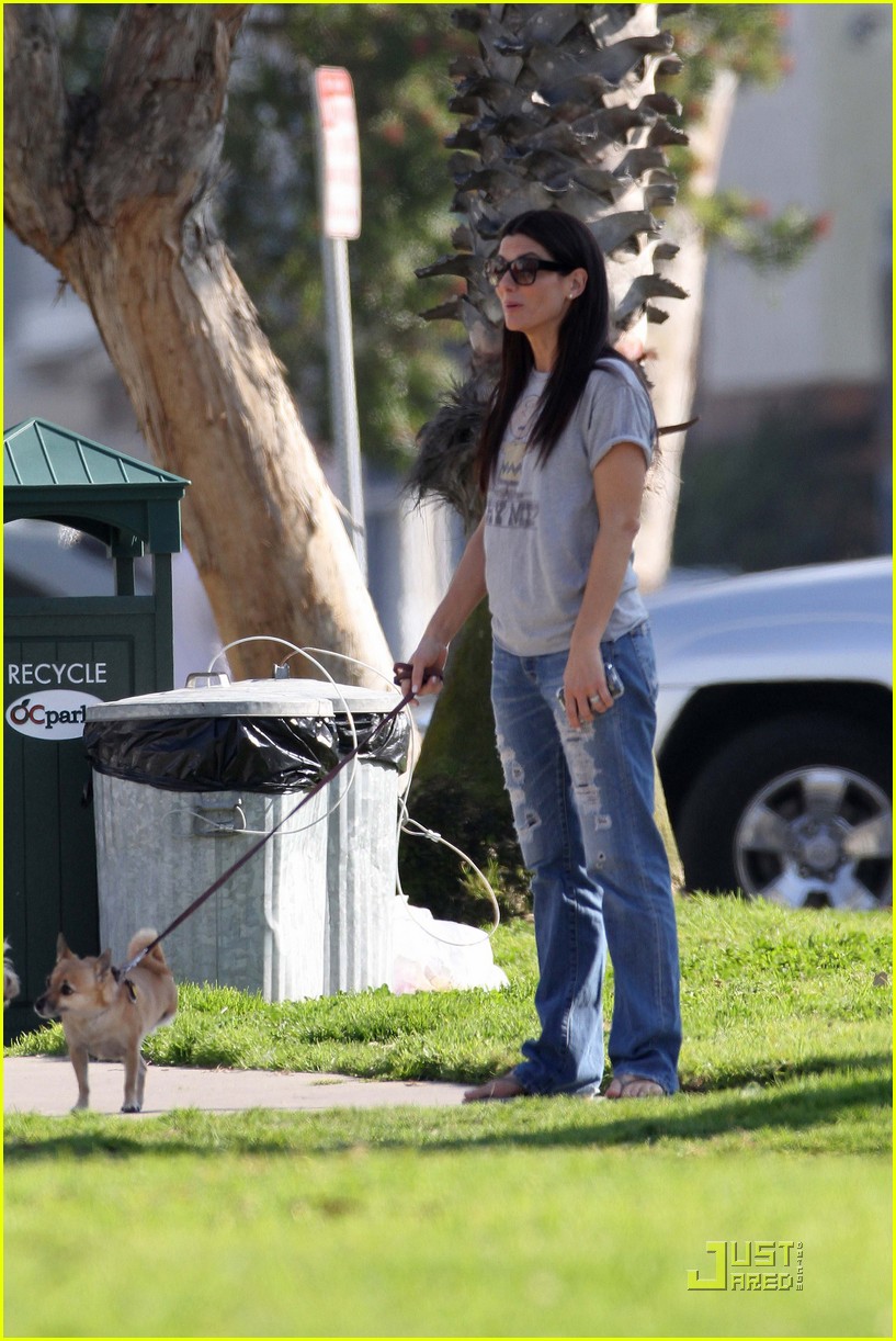 Sandra Bullock Loves Her ThreeLegged Pooch Photo 2425282 Sandra