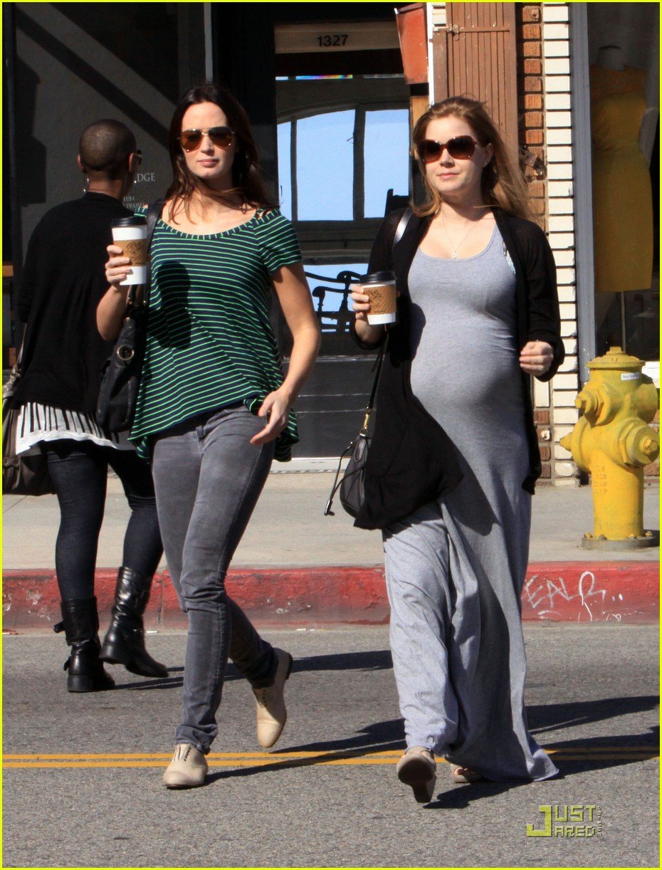 Emily Blunt & Amy Adams Baby Brew Buddies Photo 2432198 Amy Adams