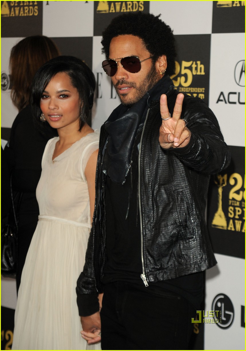 Zoe & Lenny Kravitz are Independent Spirits Photo 2432502 Lenny