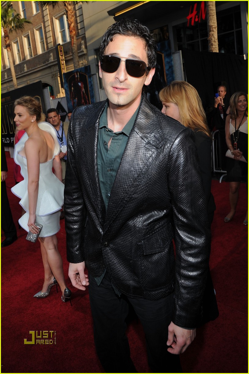 Leslie Bibb & Sam Rockwell Iron Man 2 Mates Photo 2446114 Adrien Brody, Leslie Bibb, Sam