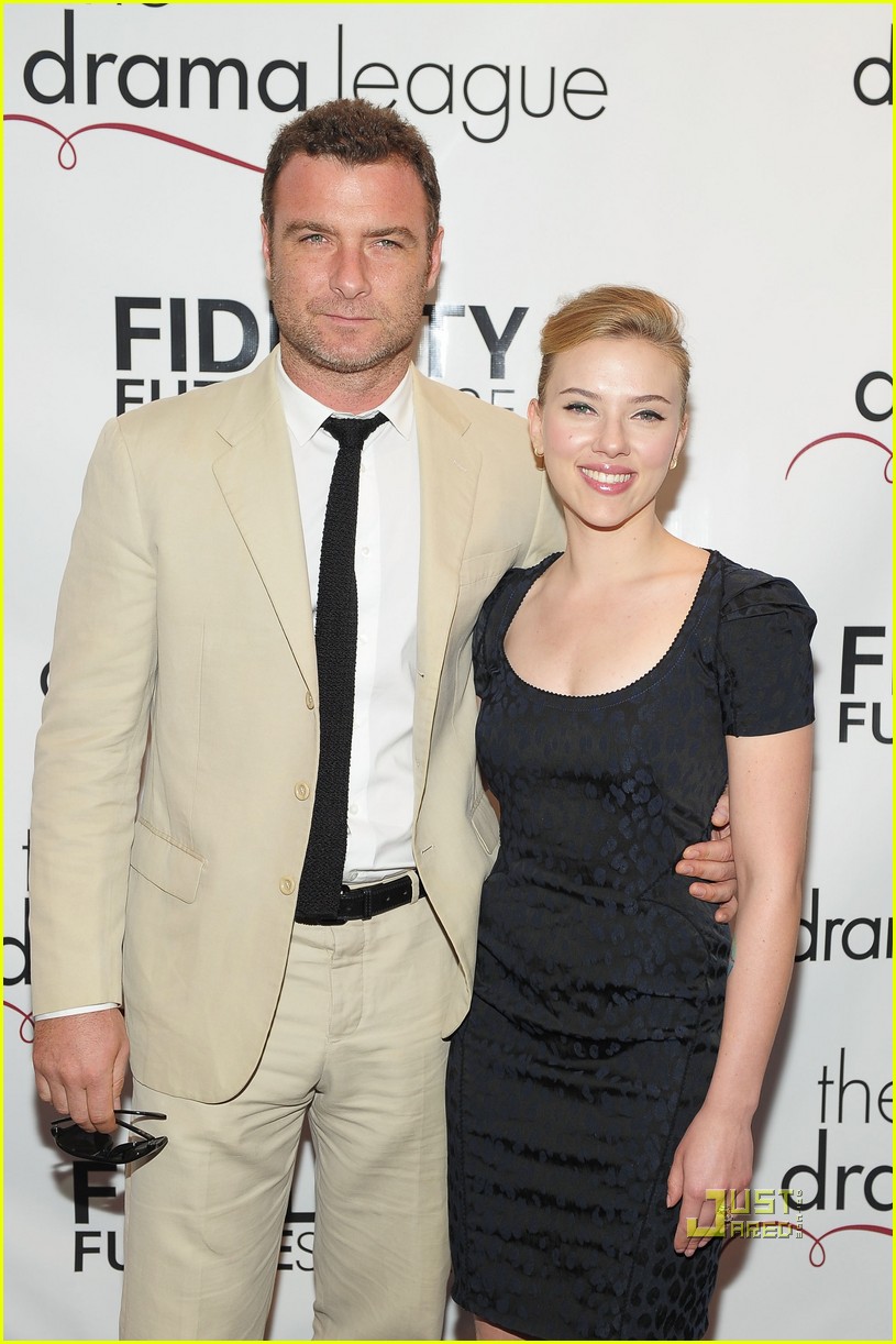Scarlett Johansson Drama League Awards with Liev Schrieber! Photo