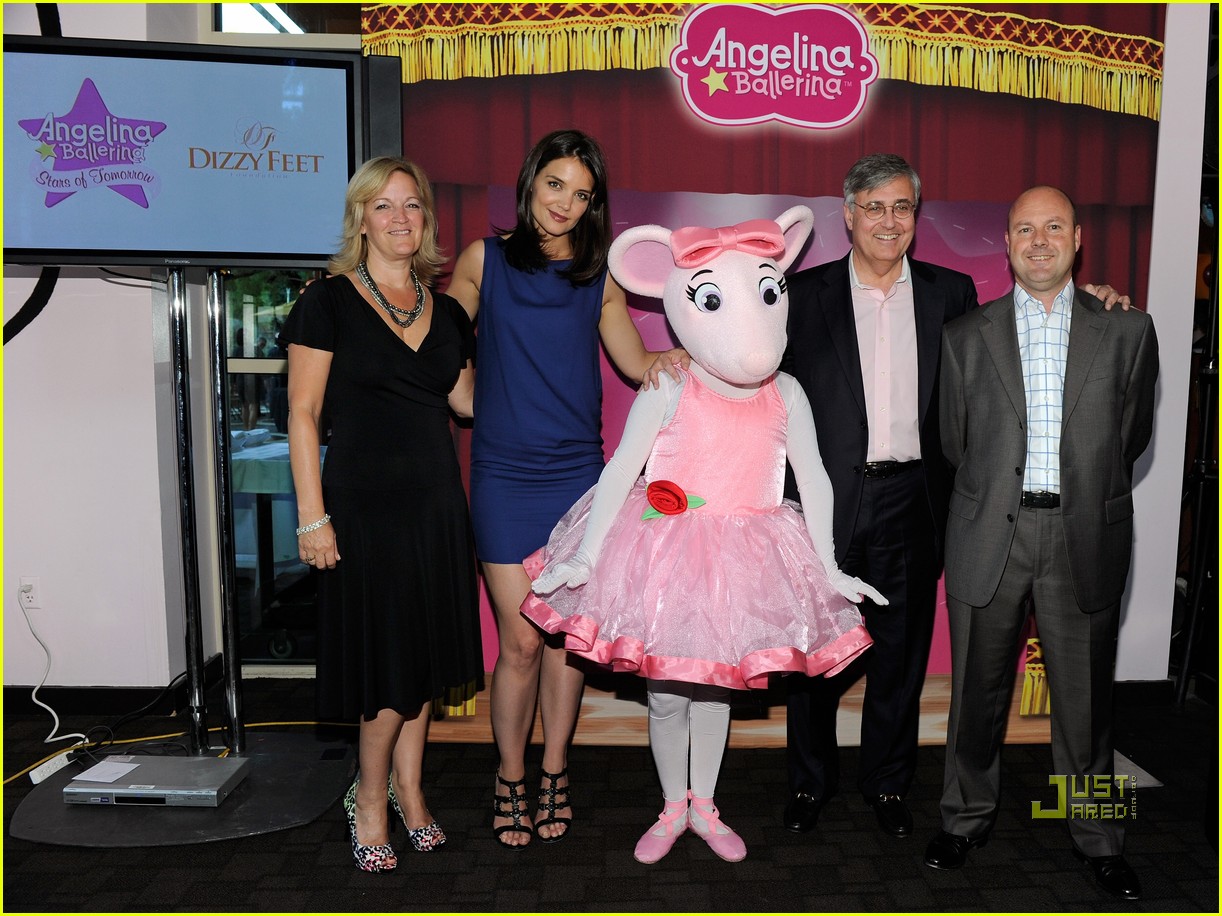 Katie Holmes & Angelina Ballerina: Dizzy Feet Partners!: Photo 2457122
