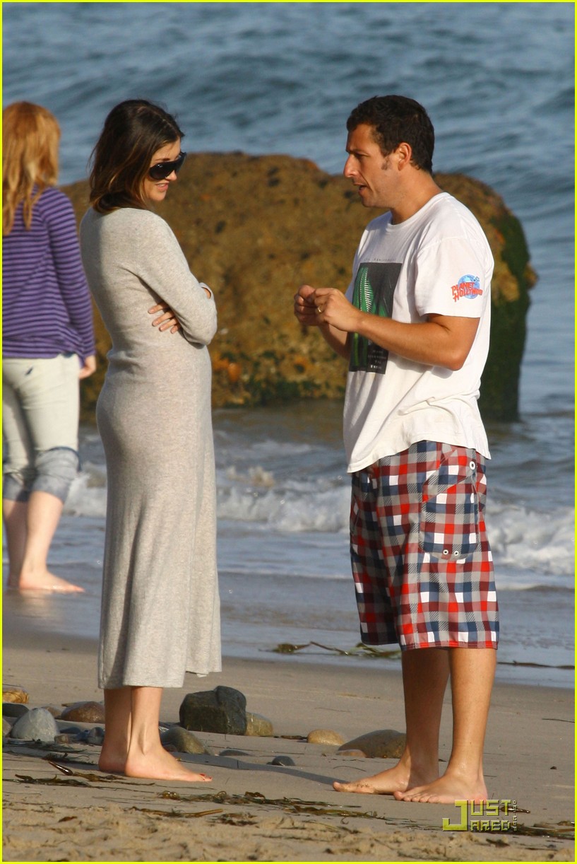 Adam Sandler spends Memorial Day at the beach with his daughters, Sadie and...