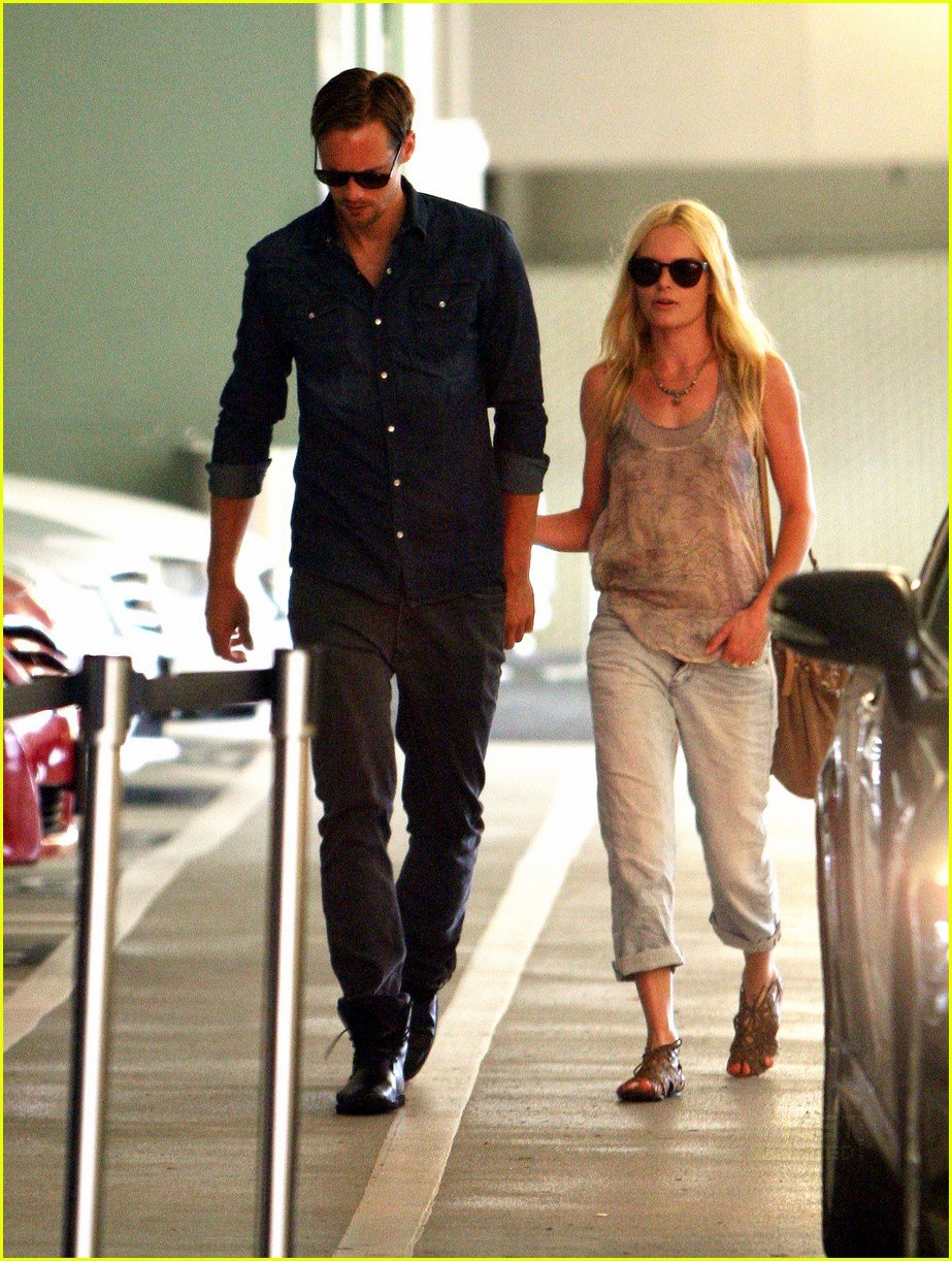 Kate Bosworth and her boyfriend, True Blood hunk Alexander Skarsgard