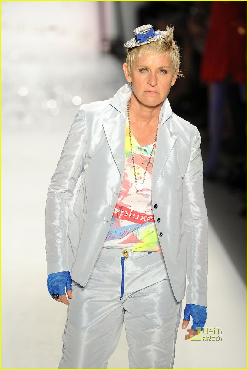Ellen DeGeneres Hits Runway for Richie Rich Photo 2478812 Ellen
