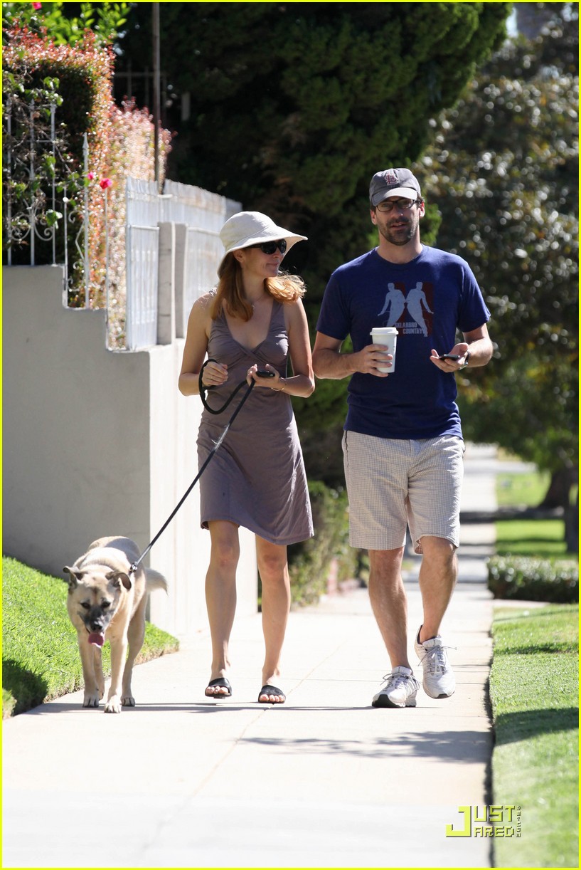 Jon Hamm Dog Walk with Jennifer Westfeldt! Photo 2482796 Jennifer