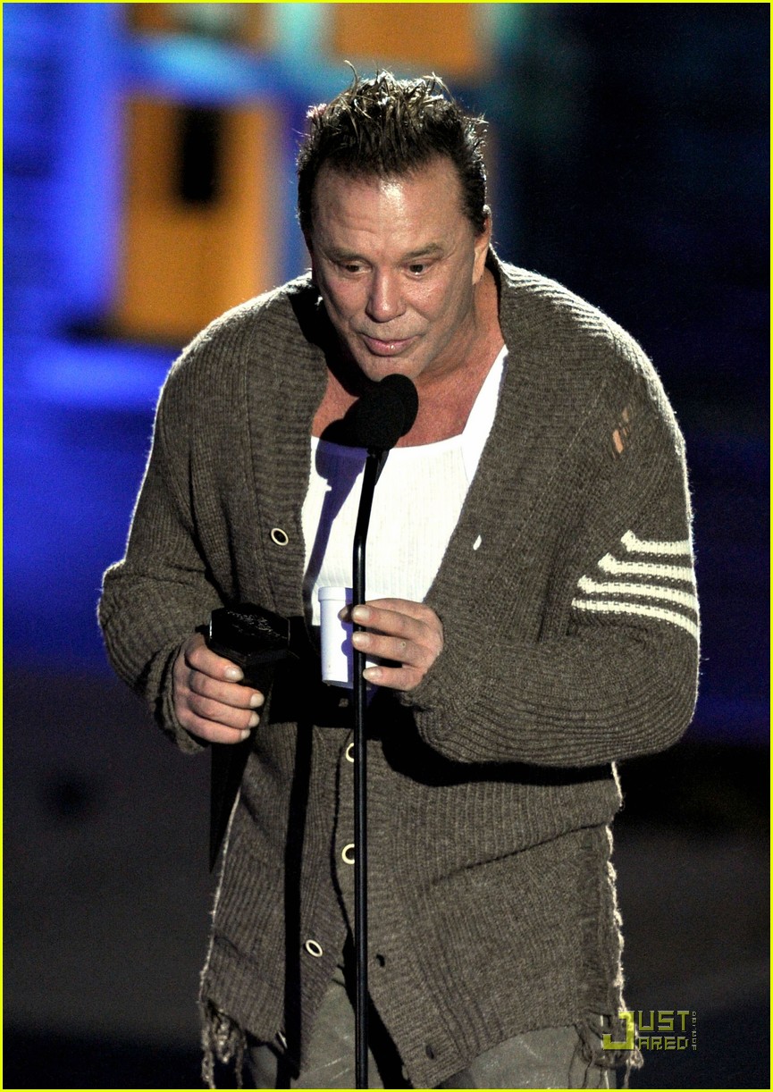 Megan Fox & Mickey Rourke: Scream Awards Villainous Duo: Photo 2487907